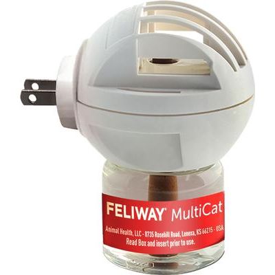 Kit de inicio MultiCat de 30 días con difusor calmante para gatos (2 unidades)