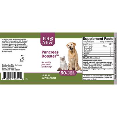 Pancreas Booster Dog & Cat Supplement, 60 count