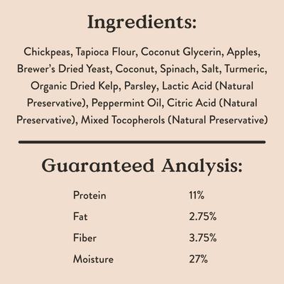 Premios dentales para perros Dailies Brushy Sticks, con receta grande de coco y menta, bolsa de 16 oz