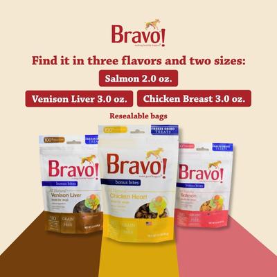 Bonus Bites Chicken Breast Freeze-Dried Dog Treats, 3-oz bag