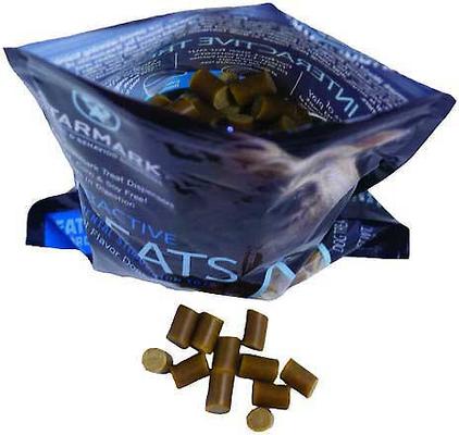 Bundle: Starmark Treat Dispensing Chew Ball Tough Dog Toy, Large + Starmark Interactive Dog Treats, 5.5-oz bag