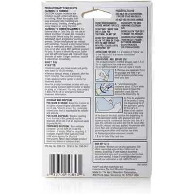 Tratamiento localizado UltraGuard Pro contra pulgas y garrapatas para gatos de más de 2,2 kg (3 dosis) (suministro para 3 meses)