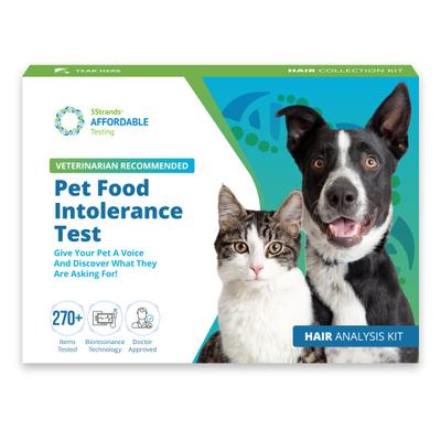 Prueba de intolerancia alimentaria para perros, gatos y mascotas pequeñas
