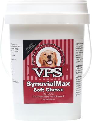 SynovialMax Hip & Joint Support Soft Chew Dog Supplement, 120 count