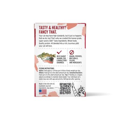 Grain-Free Salmon & Cod Pate Wet Cat Food, 5.5-oz, case of 12