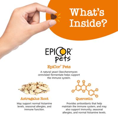 Bundle: Zesty Paws All Ages Calming Bites Behavior Bacon Flavor Supplement + Aller-Immune System Bites Bacon Flavor Cat Supplement