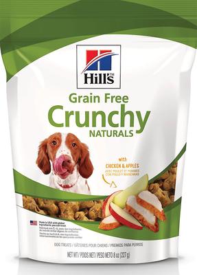 Grain-Free Crunchy Naturals with Chicken & Apples Dog Treats, 8-oz bag