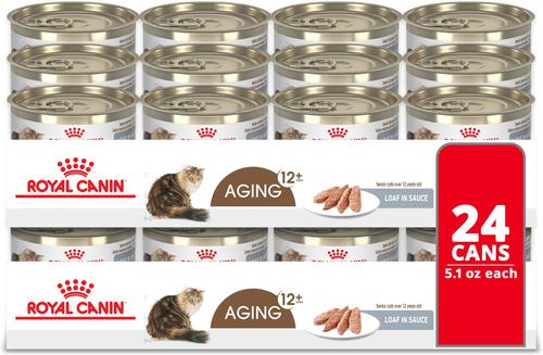 Aging 12+ Thin Slices in Gravy Wet Cat Food, 3-oz, case of 6