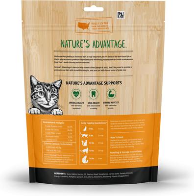 Duck & Rabbit Mini Nibs Grain-Free Freeze-Dried Raw Cat Food, 12-oz bag