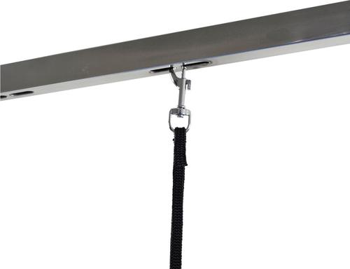 Mini Portable Dog & Cat Grooming Table with Arm, Black