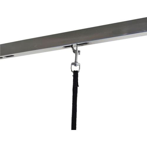 Mini Portable Dog & Cat Grooming Table with Arm, Black