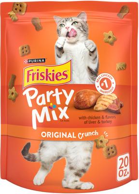 Galletas crujientes para gatos Party Mix Original Crunch, bolsa de 2.1 oz