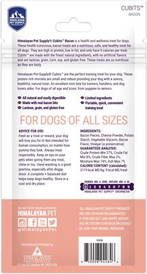 Cubits Bacon Dog Treats, 4-oz bag