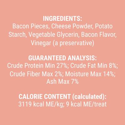Cubits Bacon Dog Treats, 4-oz bag
