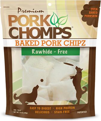 Baked Pork Strips Dog Treats, 10-oz bag