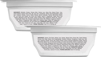 Tastefuls Spoonless Singles Whitefish, Tuna & Salmon Entree Variety Pack Adult Pate Wet Cat Food, 2.6-oz twin pack, case of 12