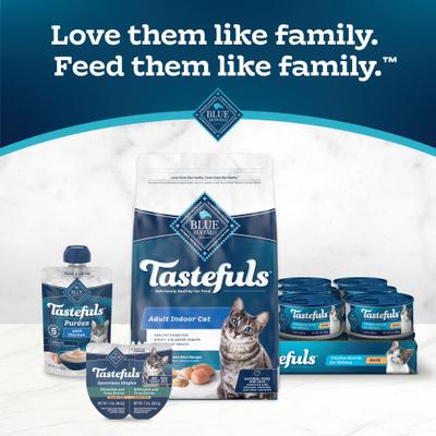 Tastefuls Spoonless Singles Whitefish, Tuna & Salmon Entree Variety Pack Adult Pate Wet Cat Food, 2.6-oz twin pack, case of 12