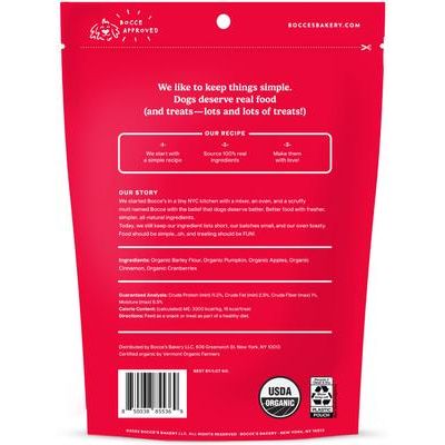 Galletas crujientes Pumpkin'n Harvest Biscuits para perros, bolsa de 355 g