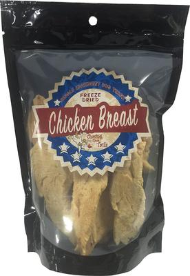 Golosinas liofilizadas para perros con un solo ingrediente de corazón de res, bolsa de 3 oz