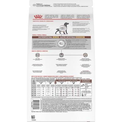 Alimento seco para perros adultos con alto contenido gastrointestinal en fibra, bolsa de 8.8 lb