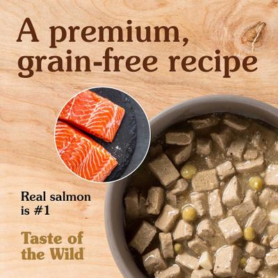 Bundle: Taste of the Wild Pacific Stream Grain-Free Dry + Canned Dog Food