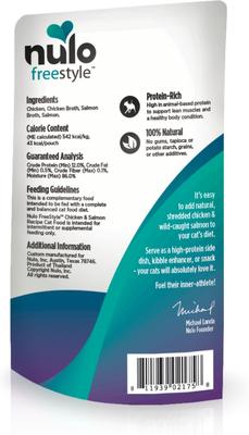 FreeStyle Chicken & Salmon in Broth Cat Food Topper, 2.8-oz, case of 24