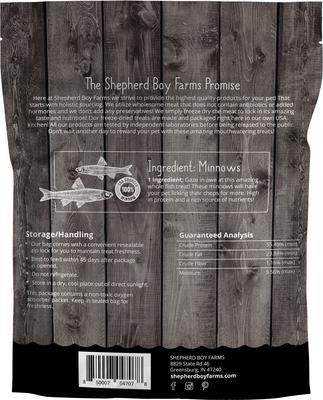 Minnows Freeze-Dried Dog & Cat Treats, 5-oz bag