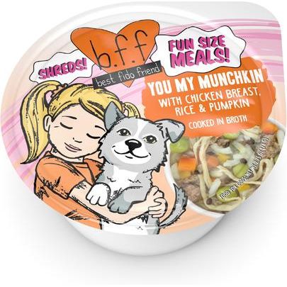 Best Fido Friend Fun Size Meals Kiss Me Thrice Wet Dog Food, 2.75-oz cup, case of 12