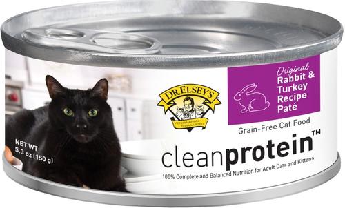 cleanprotein Rabbit & Turkey Recipe Wet Cat Food, 2.75-oz can, case of 24