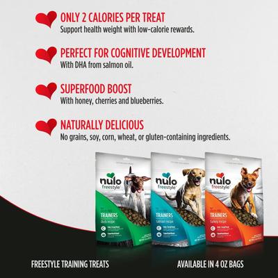 Bundle: Nulo Freestyle Salmon Recipe + Freestyle Duck Recipe Dog Training Treats