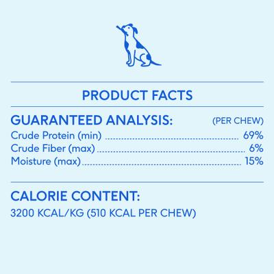 Yak Dental Chews Himalayan Cheese Medium Dog Treats, 8-oz bag, 3 count