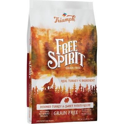 Alimento seco para perros Free Spirit Grain-Free con receta de pato deshuesado, boniato y venado, bolsa de 26 lb