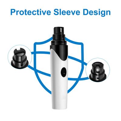 Rechargeable Small Dog & Cat Nail Grinder, White