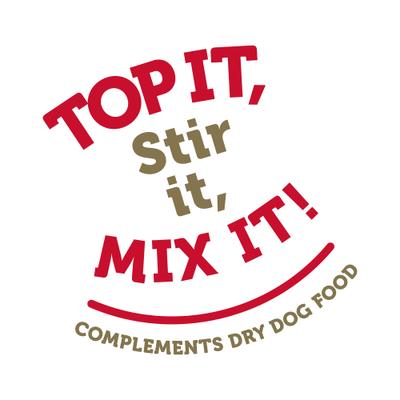 Alimento húmedo natural para perros Taste Toppers de pechuga de pollo con carne de res, bolsa de 5.5 oz, caja de 12