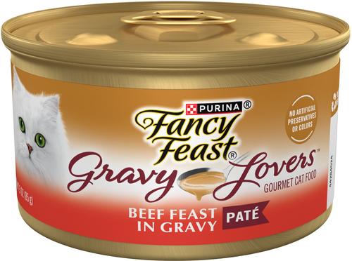Gravy Lovers Chicken Feast Pate Wet Cat Food, 3-oz can, case of 24