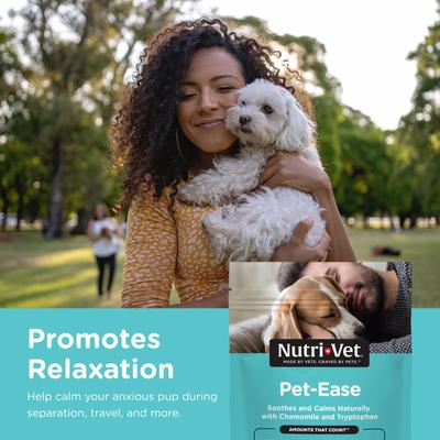 Pet-Ease Soft Chews Calming Supplement for Dogs, 6-oz bag