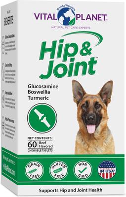 Hip & Joint Beef Flavor Powder Dog Supplement, 3.9-oz jar