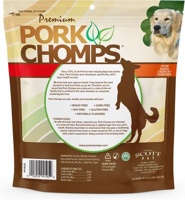 Golosinas masticables para perros Crunchy Bones de 4 pulgadas con sabores surtidos, 18 unidades