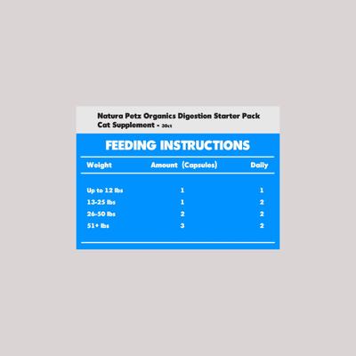 Digestion Starter Pack Cat Supplement, 30 count