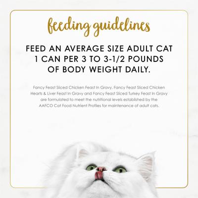 Poultry Lovers Sliced Collection Gravy Variety Pack Wet Cat Food, 3-oz can, case of 24