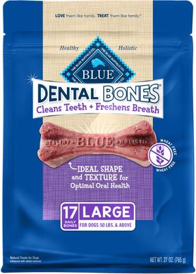 Dental Bones Large Breed Dog Dental Treats, 24 count