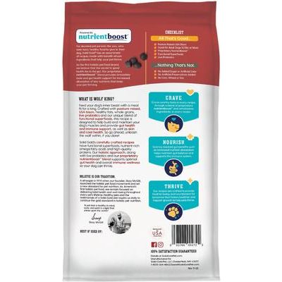 Alimento seco para perros de razas grandes Gut Health con grano entero de bisonte real y arroz integral, bolsa de 22 lb