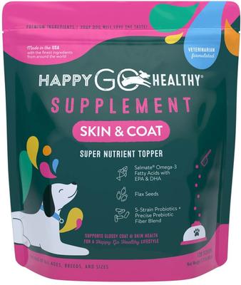 Skin & Coat Standard Breed Dog Supplement, 60 Scoops