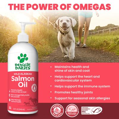 Wild Alaskan Salmon Oil Dog Supplement, 32-fl oz bottle