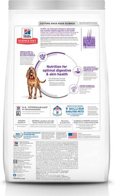 Adult Sensitive Stomach & Sensitive Skin Large Breed Chicken & Barley Recipe Dry Dog Food, 30-lb bag