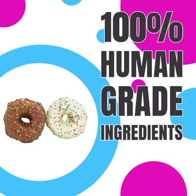 Yogurt Doggy Dough-Mutts - Golosinas suaves y masticables hechas a mano para perros, 2 unidades