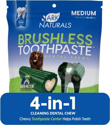 Brushless Toothpaste Medium Dental Dog Treats, 54-oz box