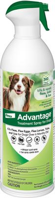 Topical & Indoor Flea & Tick Spray for Dogs, 15-fl oz bottle