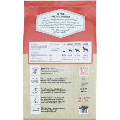 Alimento seco para perros Healthy Balance Salmon Recipe sin cereales, bolsa de 4 lb