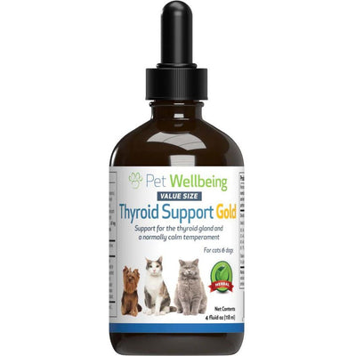REV Thyroid Support Gold Liquid Supplement, sabor Tocino. 120 ml. - Pet Wellbeing